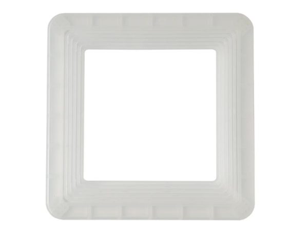 Universal’s square supports white 150/200mm (1 pack – 40 un.)