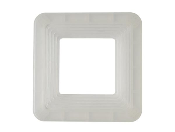 Universal’s square supports white 90/140mm (1 pack – 30 un.)