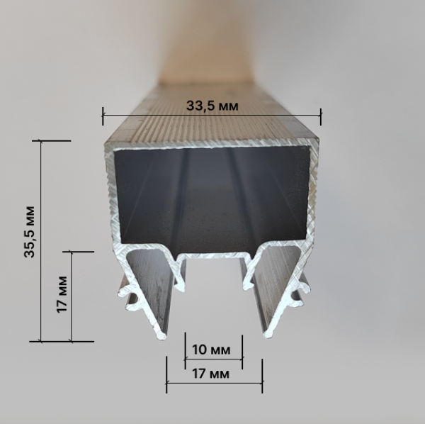 Aluminum profile “Light Line” Vector 2 (2 sm)
