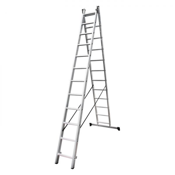 Two-section aluminum ladder VIRA 4220
