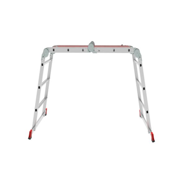 Multifunctional professional ladder-transformer,  width 650 mm with platform NV 3335