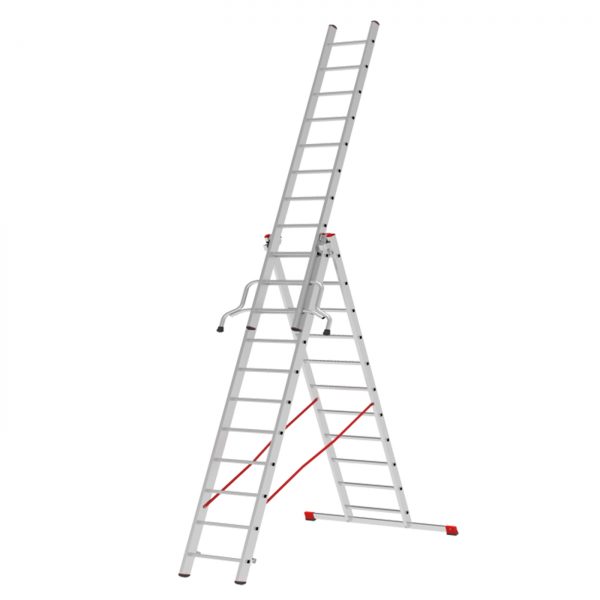 Three-section aluminum ladder VIRA 4230
