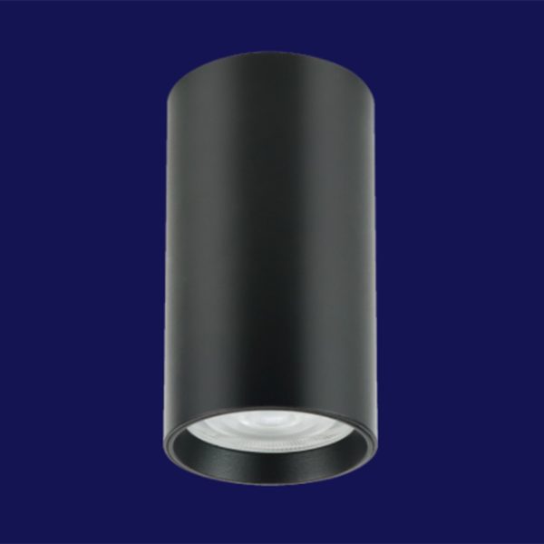 Lamp with cap GU10 MAX 35W D55 * H100, IP20, aluminum, black